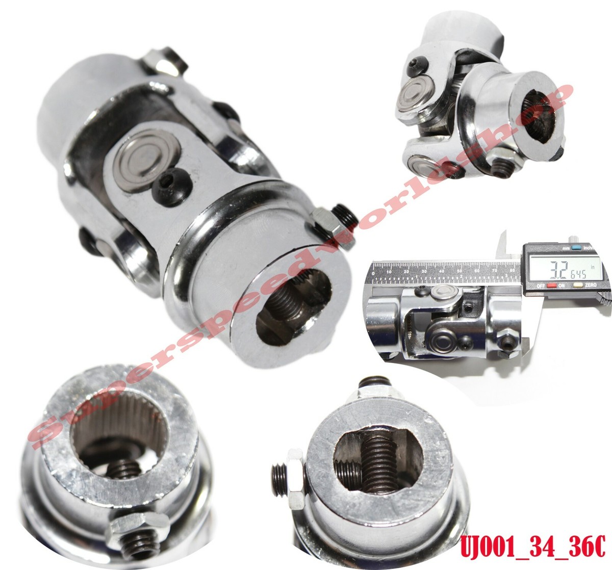 Universal U-Joint Sliver 3/4