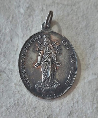OLD SILVER MEDAL , ORDER , BADGE . COAT OF ARMS . - 第 1/4 張圖片