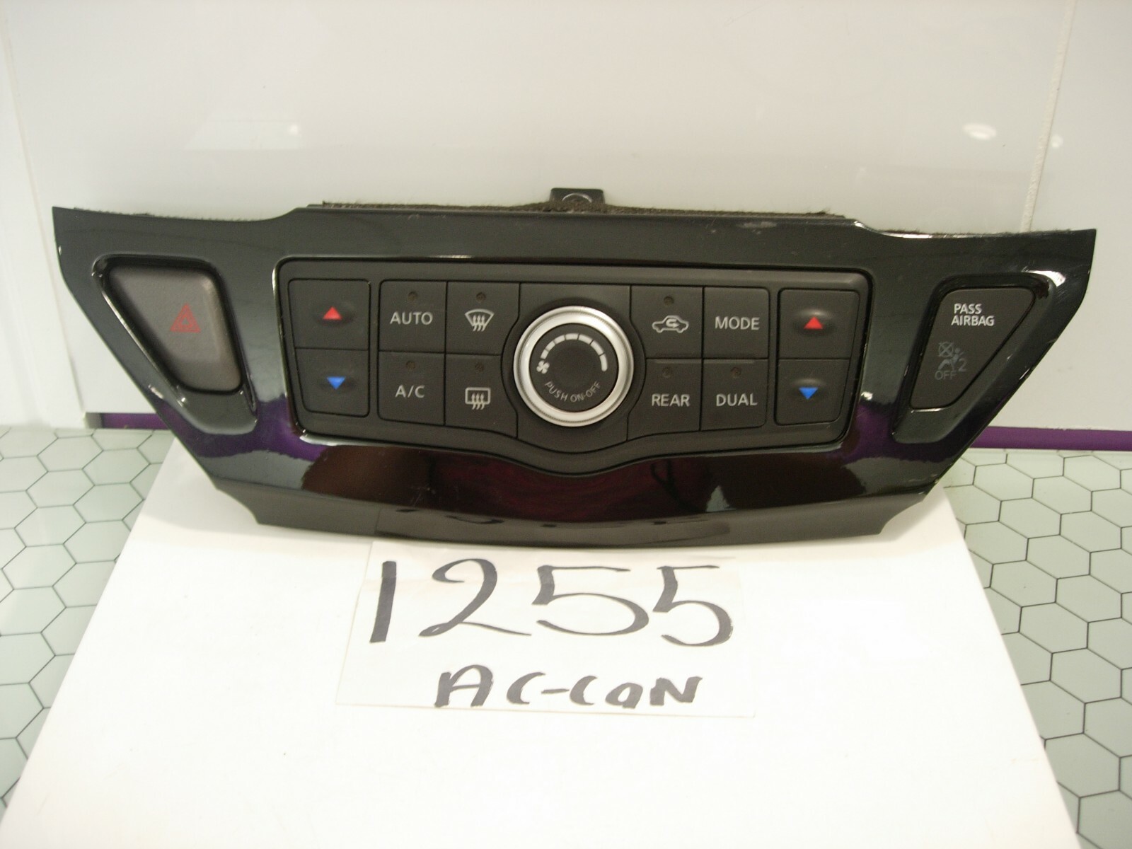 13 14 15 16 17 18 Nissan Pathfinder AC and Heater Control Used Stock #1255-AC