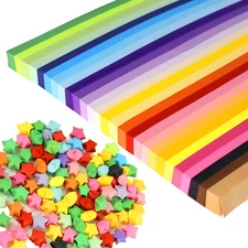 1512 Sheets Origami Star Paper Strips 27 Assortment Color Star Papers Lucky Wish