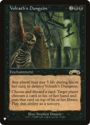 VOLRATH'S DUNGEON mtg NM-M The List 1 Rare