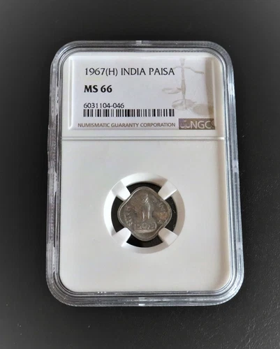 India Paisa 1967, NGC MS66