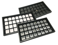 Ring Display Jewelry Ring Stand Durable Ring Holder Black, Grey, White 1 12 32Pc