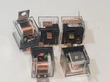 5 X  12 Volt 4 Pin 80 Amp Relay w/Signal LED Light ,Auto Car Truck