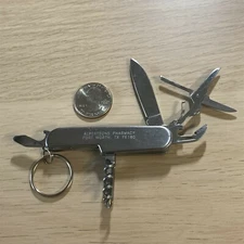 Albertsons Pharmacy Grocery Store Fort Worth Texas Pocket Knife Keychain Keyring