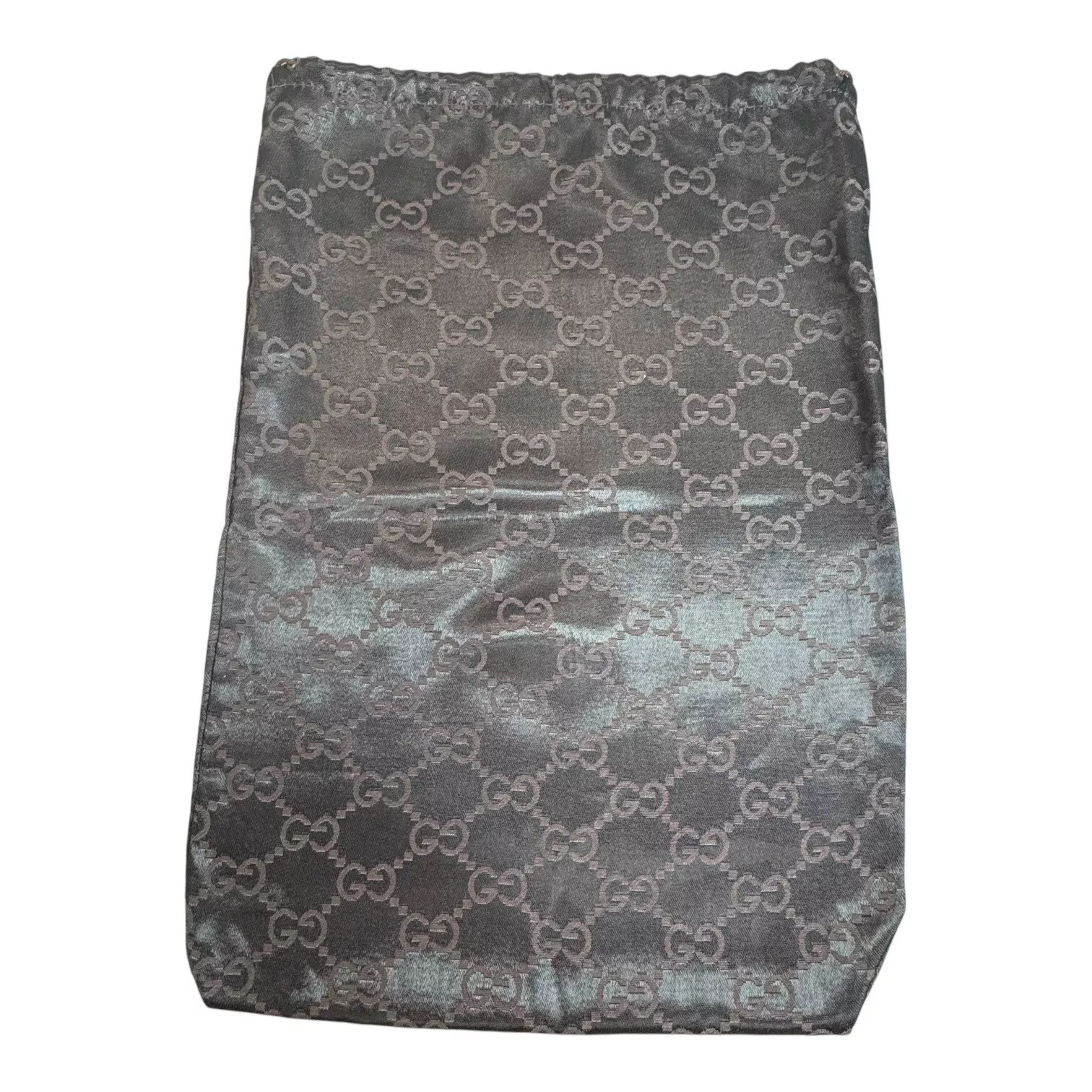 Gucci noir monogramme logo all over cordon sac à poussière accessoires sac à main sac à main