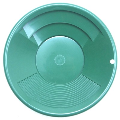Goldwaschpfanne SE Gold Pan 8'' - 20 cm grün Kunststoff Goldwaschen Waschpfanne