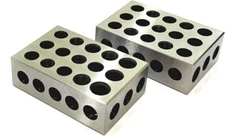 EN31 Deep Hardened Ultra Precision 1-2-3 Blocks (23 Holes)