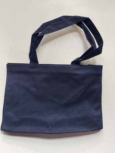 CLEAN! NEW Vintage RALPH LAUREN *Polo BLUE CANVAS Satchel Handle BAG Travel - Picture 2 of 3