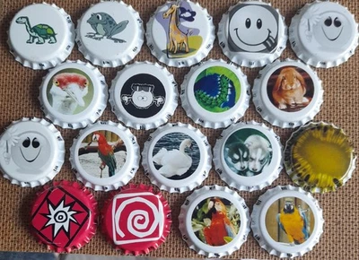 18 Kronkorken MIX TIK SET SLOVAKIA 2004 bottle caps kroonkurk crown chapas - Bild 1 von 4