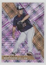 2019 Panini Elite Extra Edition Aspirations Purple 227/250 Matthew Allan #81 4l3