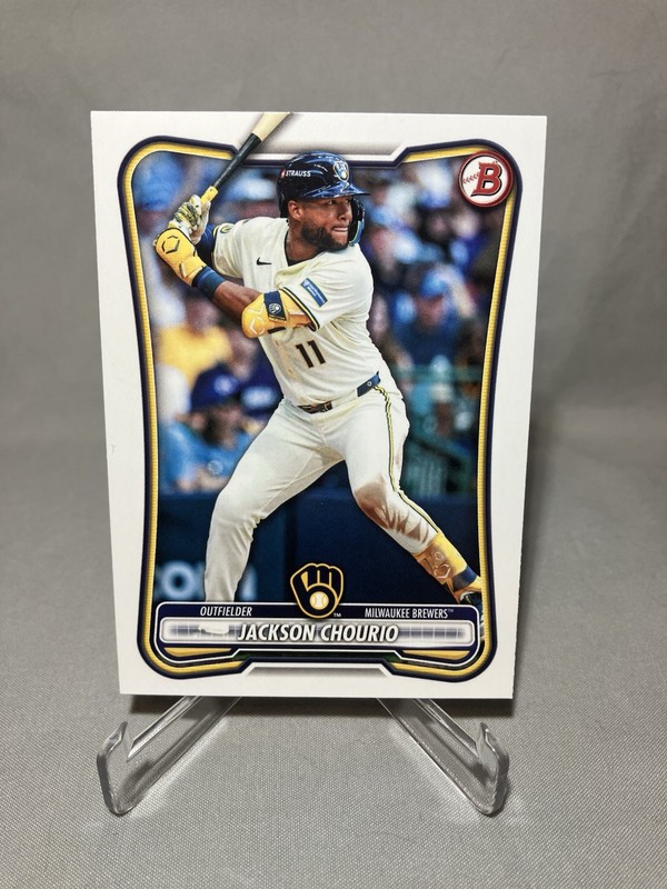Topps 2026 Bowman Baseball Base Set Jackson Chourio #11 Milwaukee Brewers