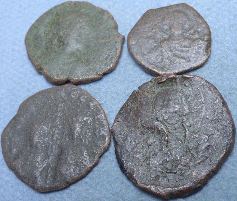 Lot of 4 Roman Byzantine Coins