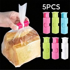 5PCS Food Bag Clips Sealing Clips Chip Snack Bag Clamp Kitchen Storage Clips