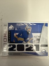 Ukko-Pekka Luukkonen Rookie Blends Jersey /150 2021-22 Upper Deck SP Game Used