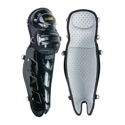 All-Star Cobalt Pro LGU5000 Baseball/Softball Umpire Leg Guards - 15 Inch