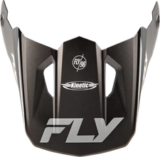 FLY RACING Kinetic Fits Rally Helmet Visor Matte Grey/Black/White XL/2X