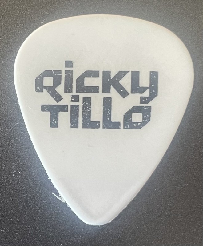 Ricky Tillo Lady Gaga authentic guitar pick