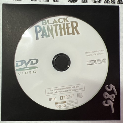 #ad #ad Black Panther DVD 2018 *** Disc Only No Art Work *** $1.49
