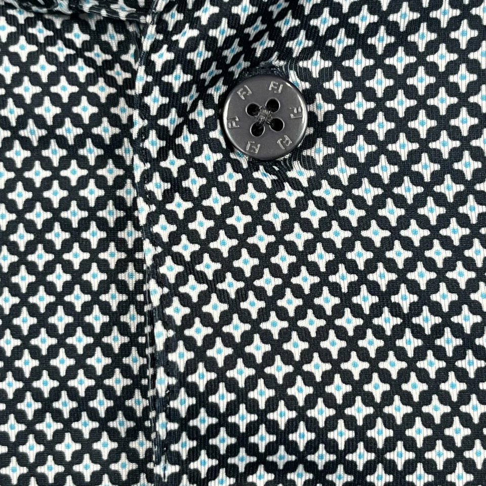 FootJoy Golf Polo Shirt Regular Fit All Over Print Lightweight Mens Large L - image 4 of 4
