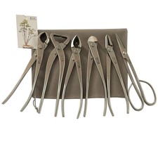 6-Piece Bonsai Tool Set,Knob Cutter,Trunk Splitter,Concave Cutter,Wire Cutter,Ji