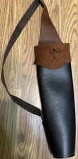 Vintage E. W. Bateman - Brown Vinyl & Suede Back Arrow Quiver