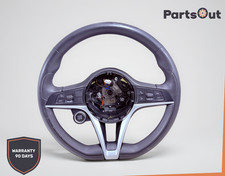 2017-2023 Alfa Romeo Giulia Front Leather Multifunction Steering Wheel Oem 2017-2023 Alfa Romeo Giulia Front Leather Multifunction Steering Wheel Oem
