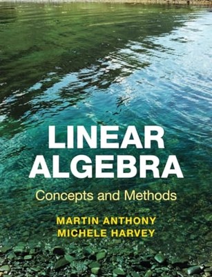 Lineare Algebra - Taschenbuch NEU Anthony, Martin 2012-05-10