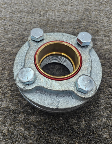 BBP 2-1/2 inch FNPT to Brass Sweat Dielectric Union Replacement Silver