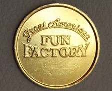 * GREAT AMERICAN FUN FACTORY CIRCULATED FOR AMUSEMENT  5 POINTS TOKEN  #MCP10