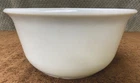 VTG MCM GENERAL ELECTRIC GE White Pebbled Milk Glass Mixer Mixing Bowl 9.5" X 5"