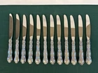 Gorham Strasbourg Sterling Set Of 12 Modern Dinner Knives