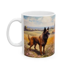 Belgian Tervuren Ceramic Mug - A Homage to Elegance