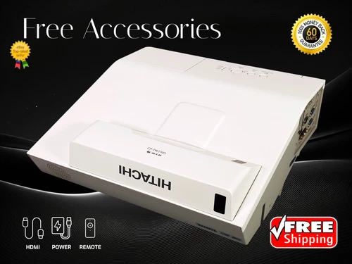 Hitachi CP-TW2505 3LCD Projector for Work, Home, Education UST 2700 Lumens 4K ✅