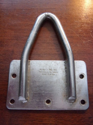 Weaver snap Davit Hook Mount  316 stainless steel