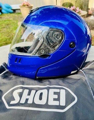 値下げ　SHOEI SYNCROTEC Vintage 2006 Shoei Syncrotec Blue Modular Helmet/Clear Visor