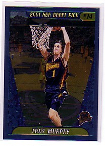 2001 Topps Chrome Troy Murphy #142 card