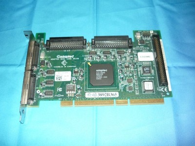 Vintage Adaptec SCSI Card 39160 PCI 64 bit Server Workstation Used