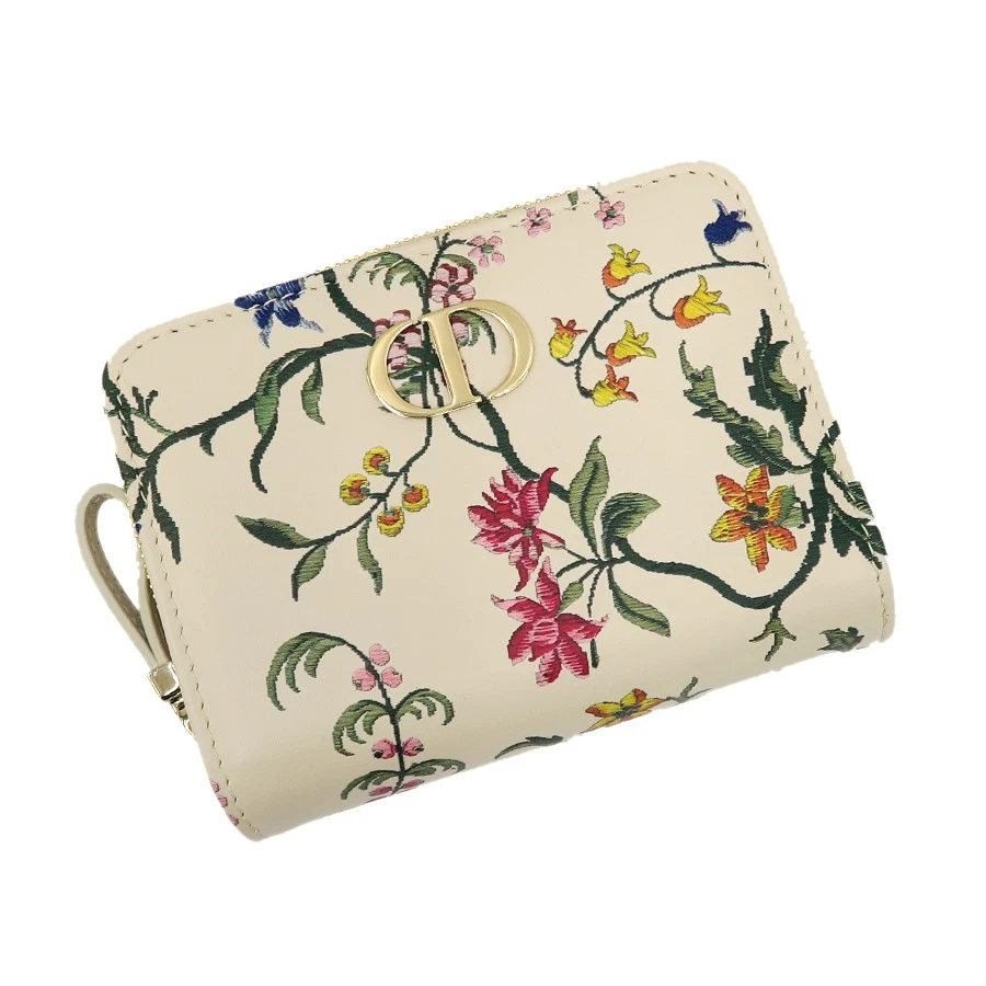 Portefeuille Christian Dior DIOR CARO double pli