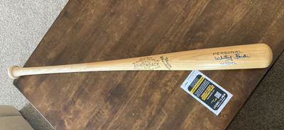 Whitey Ford Autographed Full Size Baseball Bat JSA Authenticated