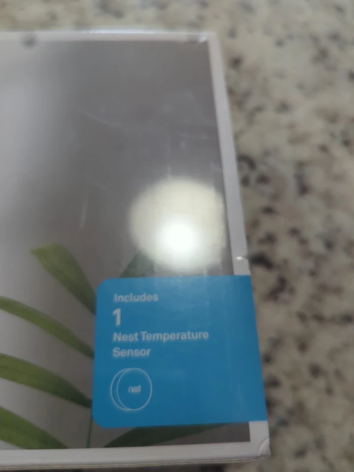 Brand New BNIB Google Nest BH1253-US Thermostat Sensor Silver w/ 1 Temp Sensor  - Image 2 of 4