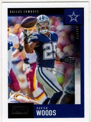 2020 Panini Score Football Xavier Woods No. 174 Dallas Cowboys