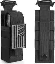 Tactical Flashlight Holster Adjustable Flashlight Pouch Holder Molle Torch Tactical Flashlight Holster Adjustable Flashlight Pouch Holder Molle Torch