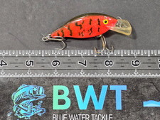 Pre-Rapala Luhr Jensen 1/4 Speed Trap Vintage Crankbait: Texas Red Crystal