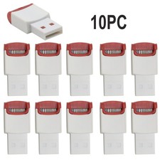 10x Memory Card Reader Adapters to USB 2.0 Adapter For Micro-SD TF Card HT-210A
