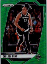 Chelsea Gray 2024 Panini Prizm WNBA Green Prizms Las Vegas Aces