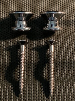 Authentic Epiphone Les Paul Strap Buttons Long Screws