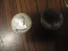 FRANKLIN MINT .925 STERLING SILVER MEDAL 35 GRAMS TONING ON RIM HERBERT HOOVER