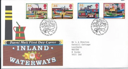 GB QEII 1993 Inland Waterways Britain First Day Cover Tallents House Postmark