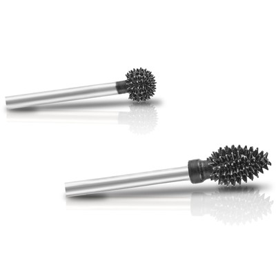 2 Pcs Rotary Burr Kit, 1/8'' Shaft, Very Coarse - Woodworking Attachment for D...